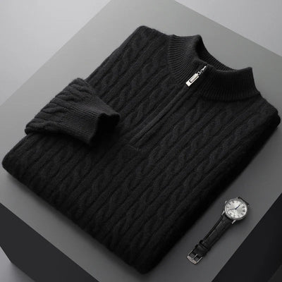 Classic Warm Knit Pullover Sweater