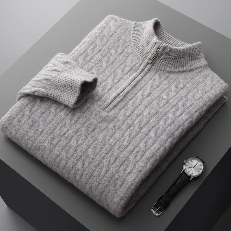 Classic Warm Knit Pullover Sweater