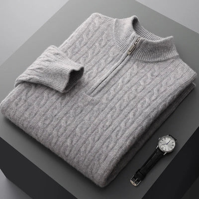 Classic Warm Knit Pullover Sweater