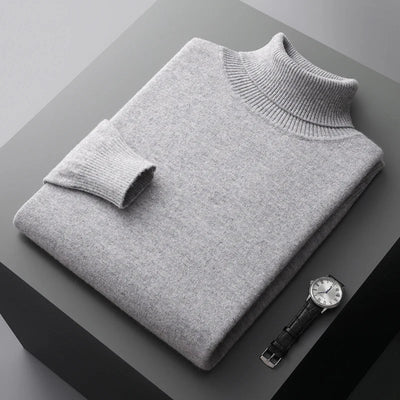 Soft Warm Wool High-Neck Sweater