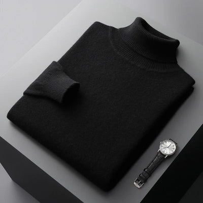 Soft Warm Wool High-Neck Sweater