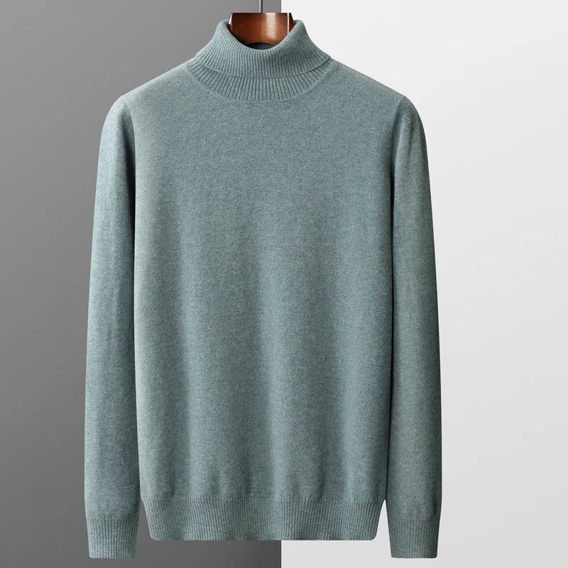 Soft Warm Wool High-Neck Sweater