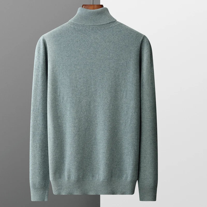Soft Warm Wool High-Neck Sweater