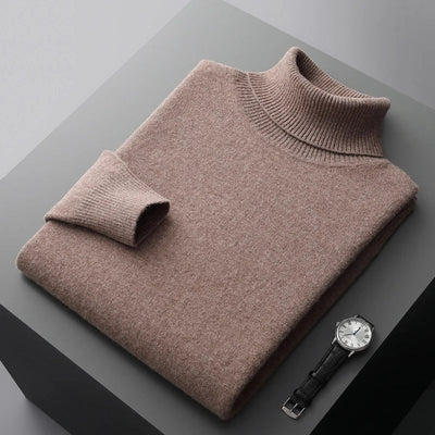 Soft Warm Wool High-Neck Sweater