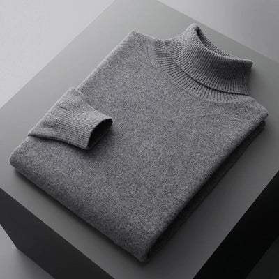 Soft Warm Wool High-Neck Sweater