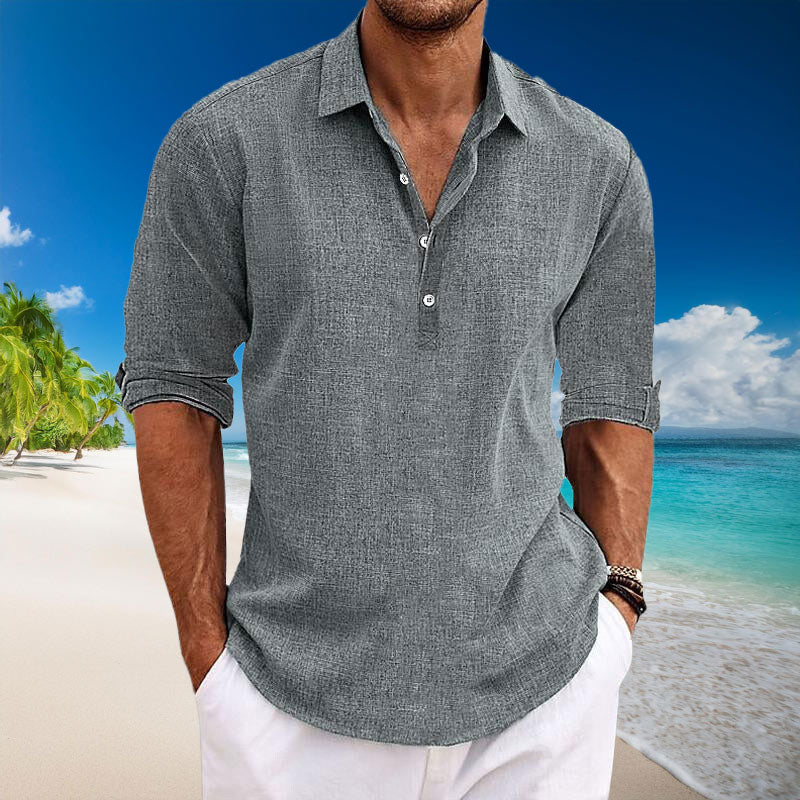 Casual Linen Men's Shirt