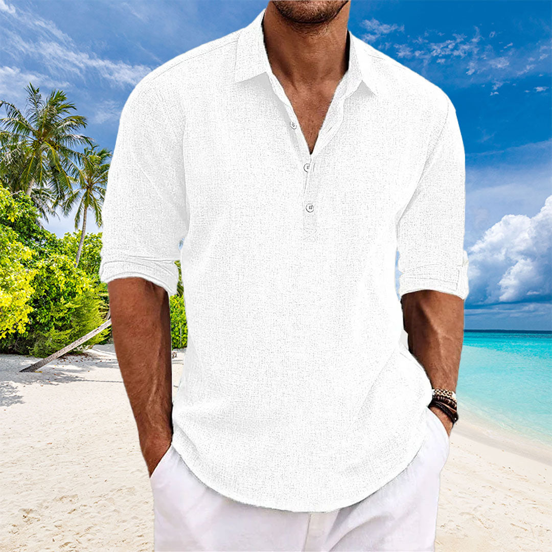Casual Linen Men's Shirt