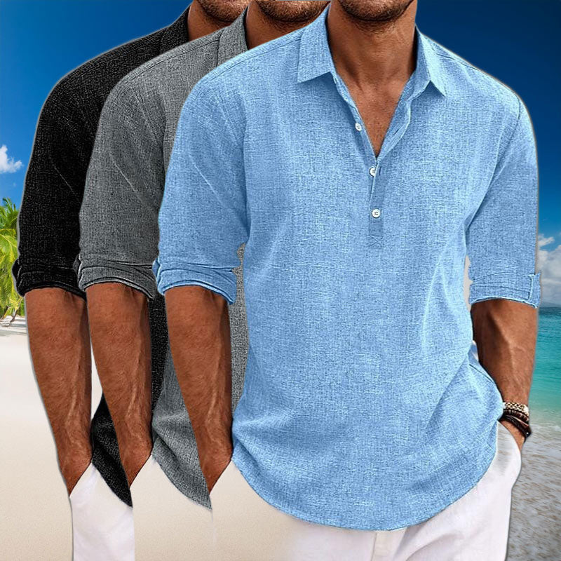 Casual Linen Men's Shirt
