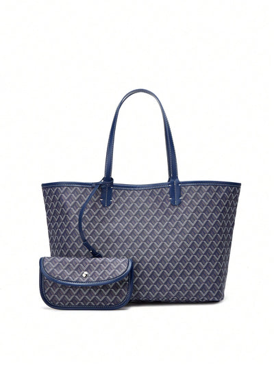 Plaid Shoulder Women's Tote Bag