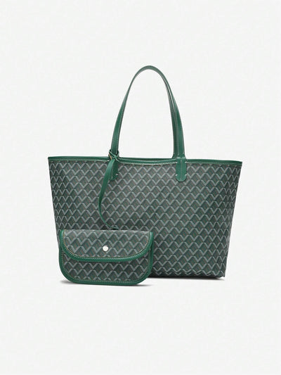 Plaid Shoulder Women's Tote Bag