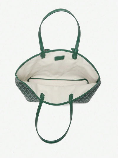 Plaid Shoulder Women's Tote Bag