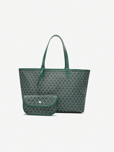 Plaid Shoulder Women's Tote Bag