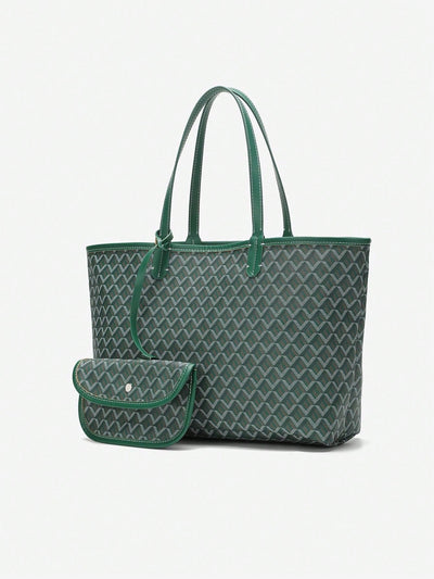 Plaid Shoulder Women's Tote Bag