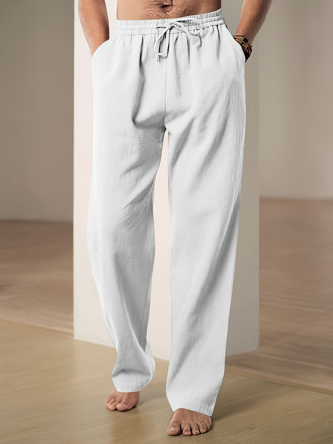 Casual Comfort Linen Pants Men