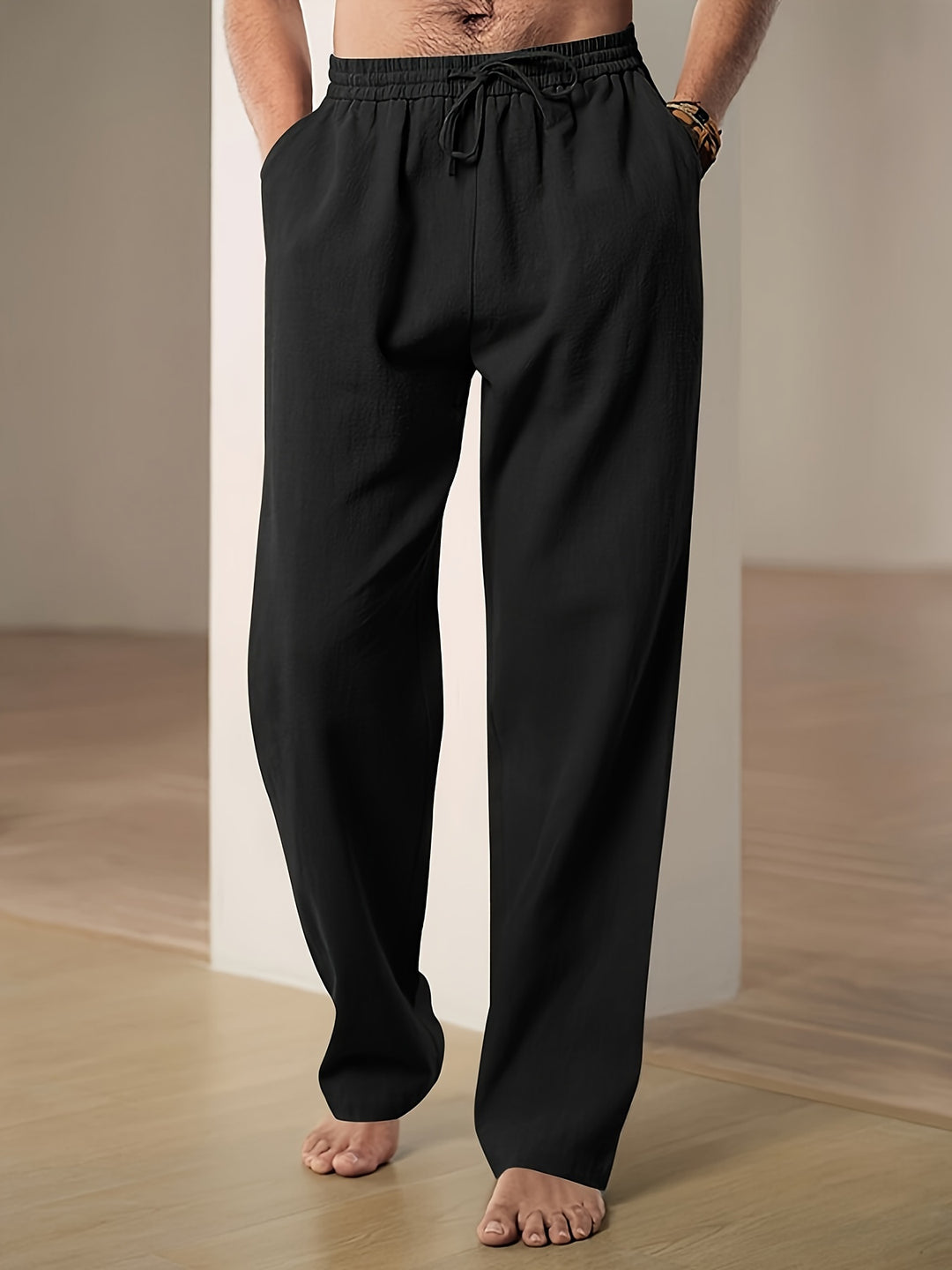 Casual Comfort Linen Pants Men