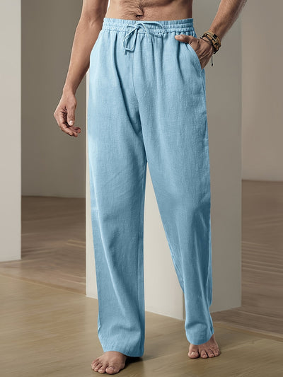 Casual Comfort Linen Pants Men