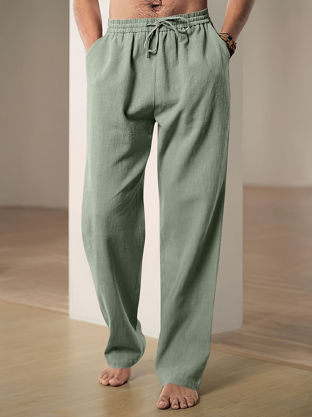Casual Comfort Linen Pants Men