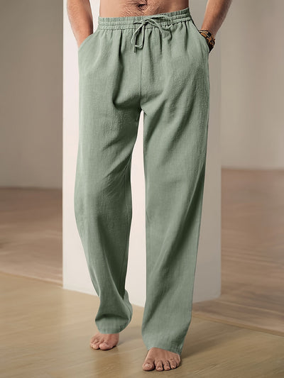 Casual Comfort Linen Pants Men