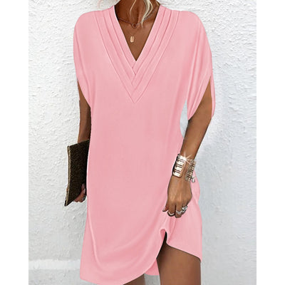 ChicForever Elegant Women’s Summer V-Neck