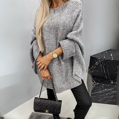 Batwing Knitted Jumper Women