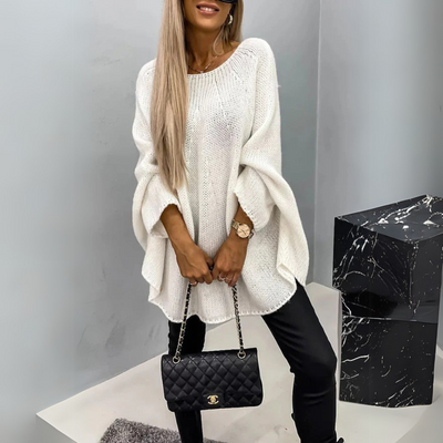 Batwing Knitted Jumper Women