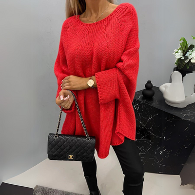 Batwing Knitted Jumper Women