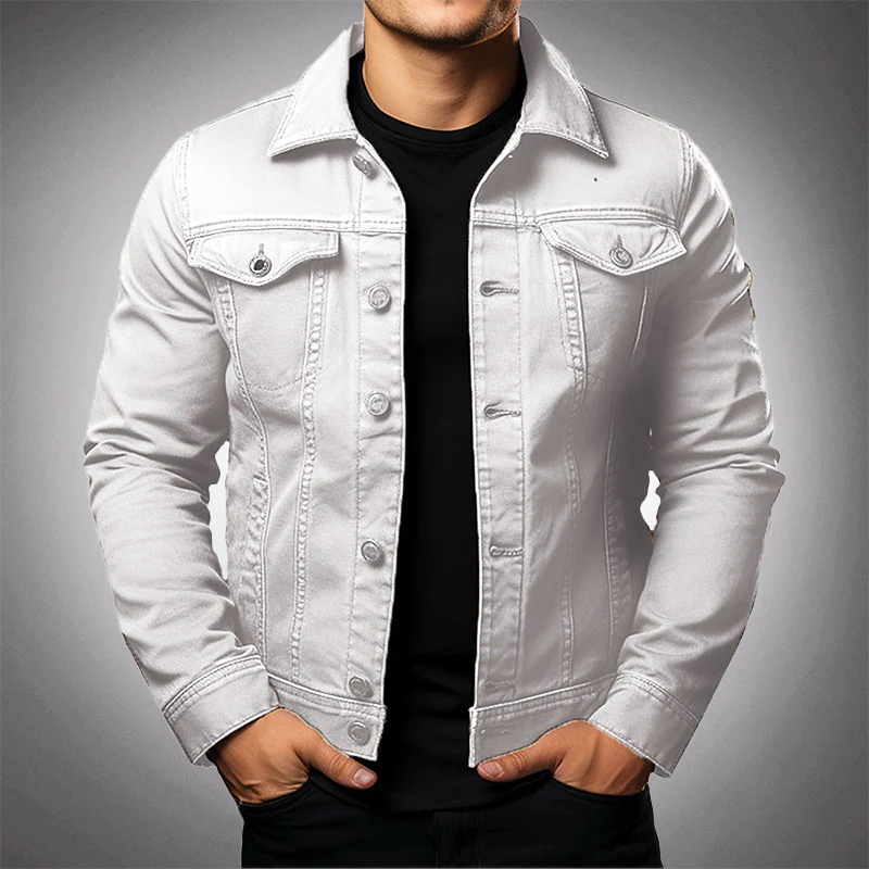 Versatile Stylish Cotton Denim Jacket