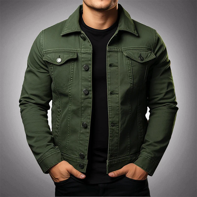 Versatile Stylish Cotton Denim Jacket