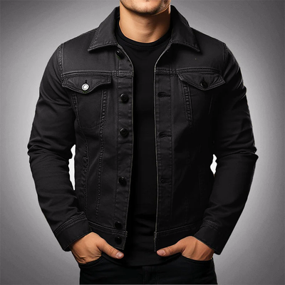 Versatile Stylish Cotton Denim Jacket