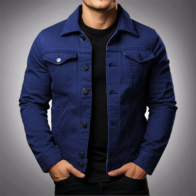 Versatile Stylish Cotton Denim Jacket