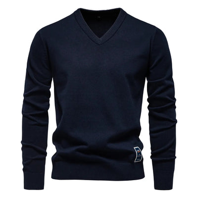 Refined Soft V-Neck Pullover