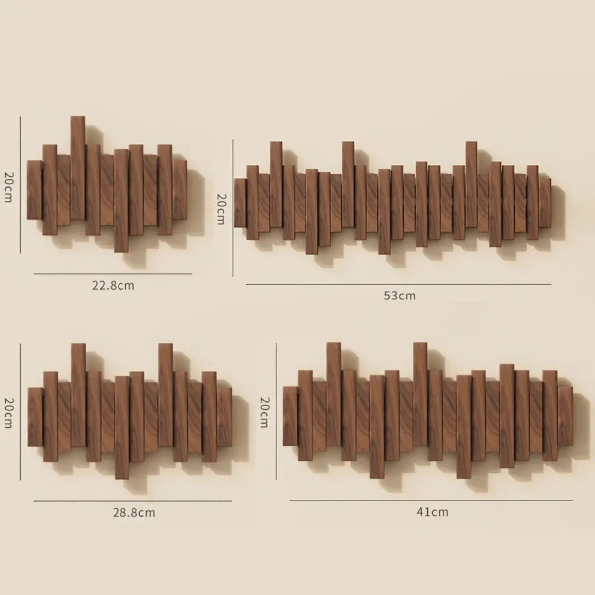Piano Sheped Wall Coat Rack