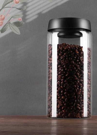 Airtight Vacuum Glass Storage Jars