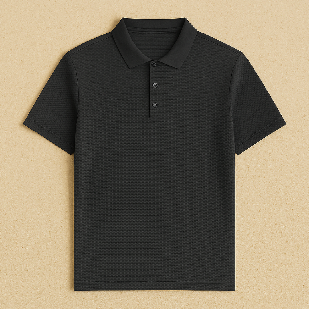 Men's Knitted Short-Sleeve Polo