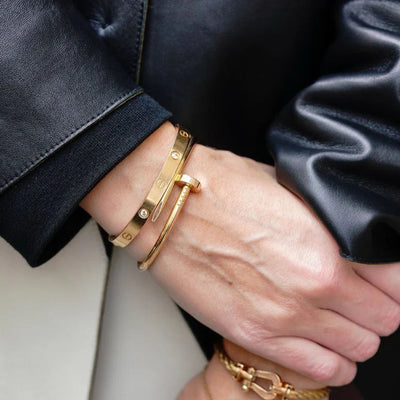 Stainless Steel Nail Bracelet