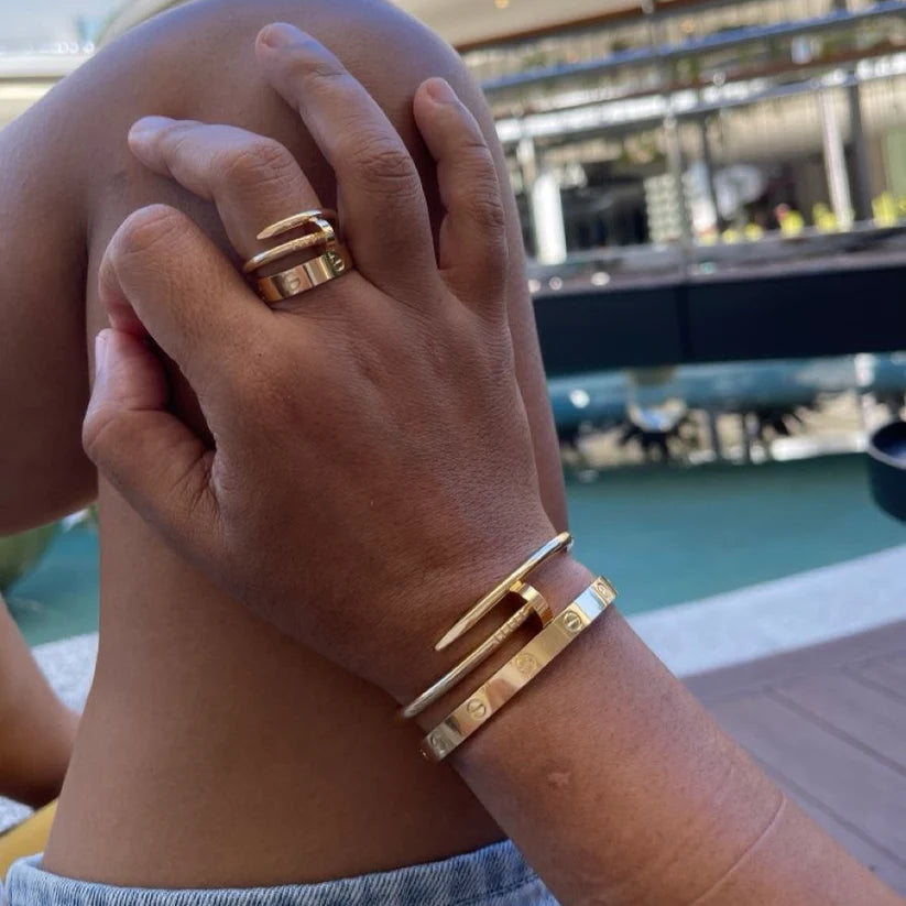 Stainless Steel Nail Bracelet