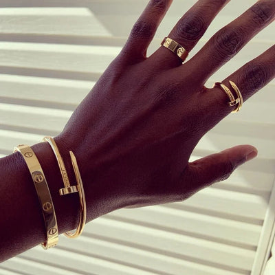 Stainless Steel Nail Bracelet