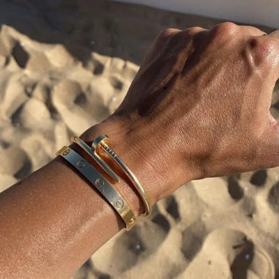 Stainless Steel Nail Bracelet