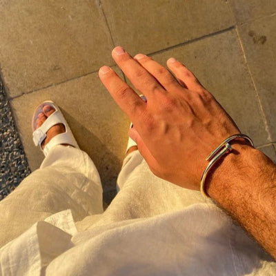 Stainless Steel Nail Bracelet