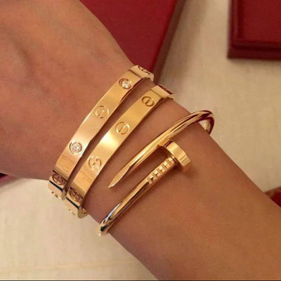 Stainless Steel Nail Bracelet