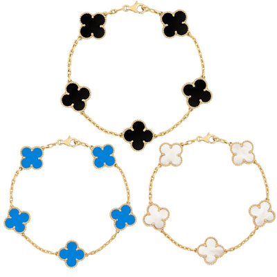 Retro Clover Bracelet Set