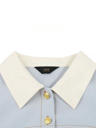 Short Sleeve Cotton Shirt Dress Women