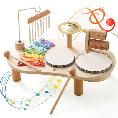 Wooden Musical Kid's Toys Set