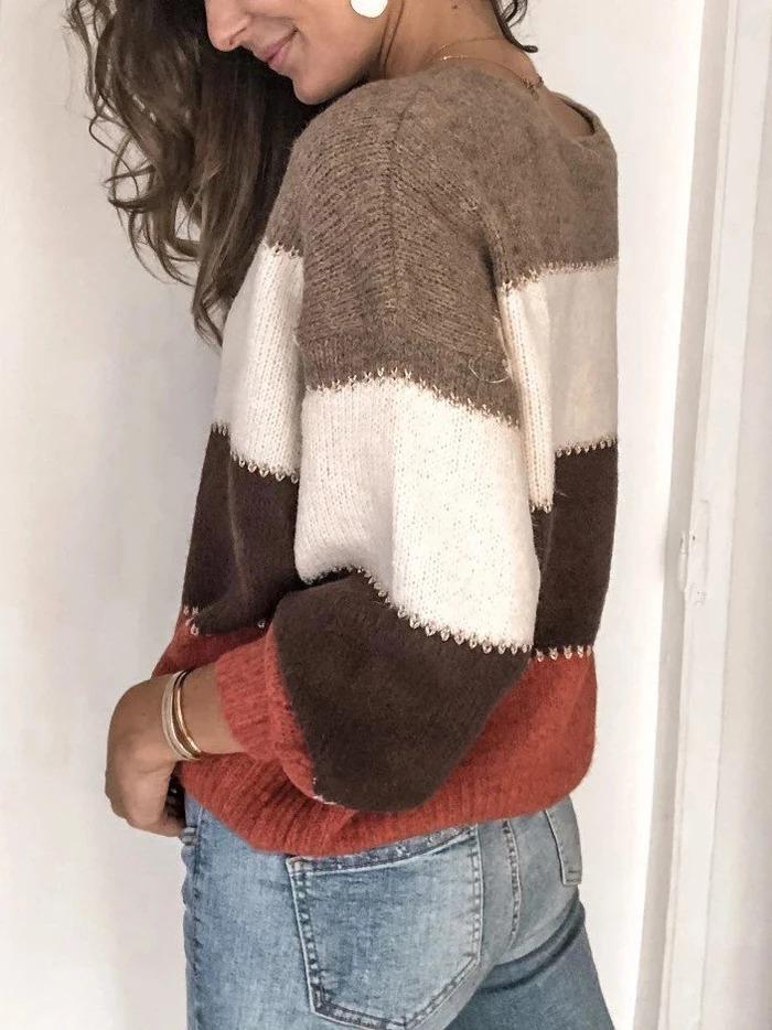 Wool-Blend Striped Jumper Women