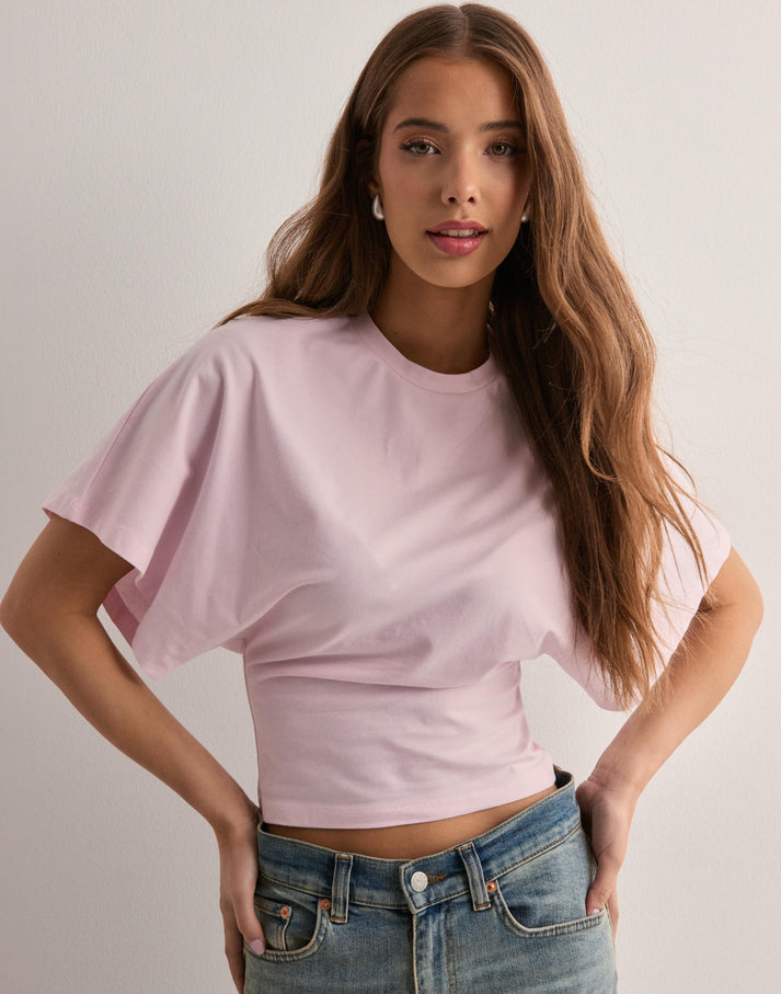 Wide Sleeve Cotton Women’s T-Shirt