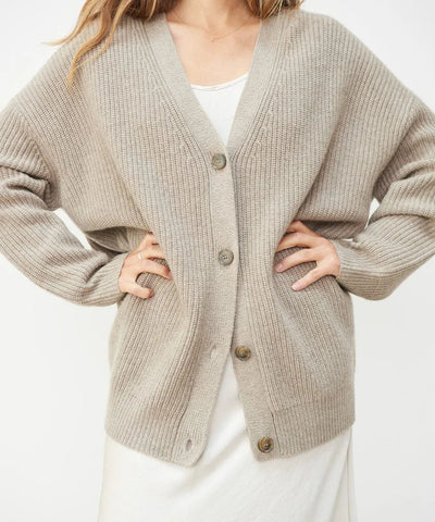 Women’s V-Neck Cardigan With Button Front