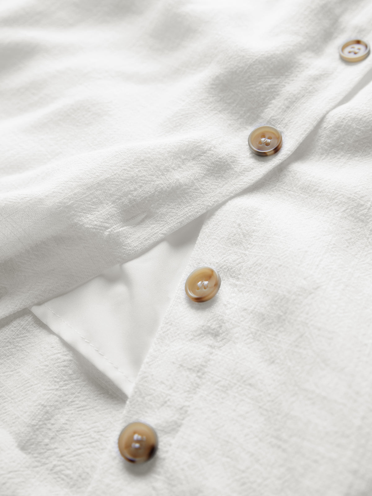 Linen Buttoned Women's Summer Dress