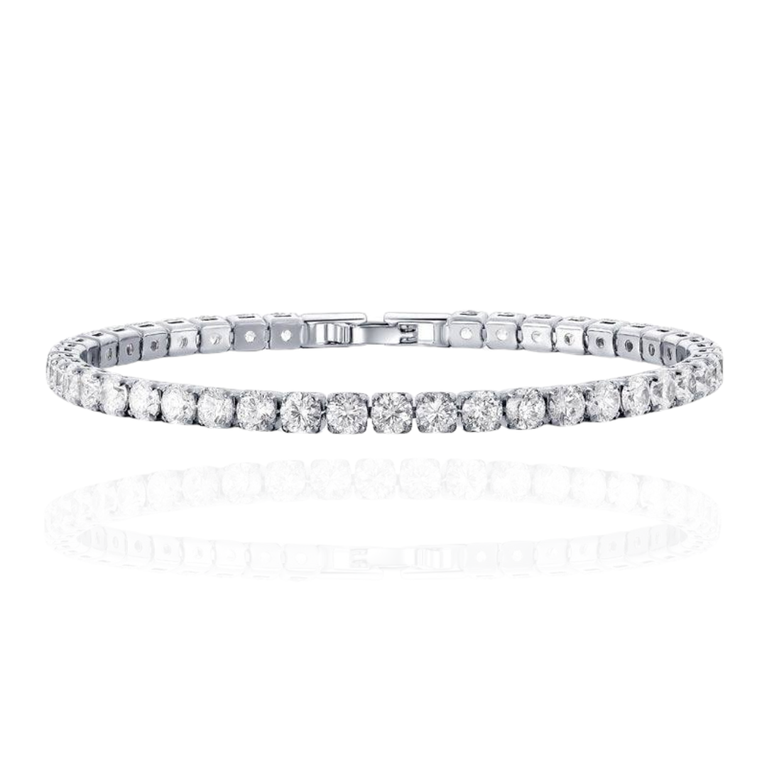 Elegant Gold-Plated Tennis Bracelet