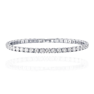 Elegant Gold-Plated Tennis Bracelet