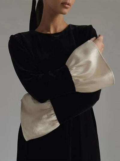 Vintage Satin Cocktail Dress Women